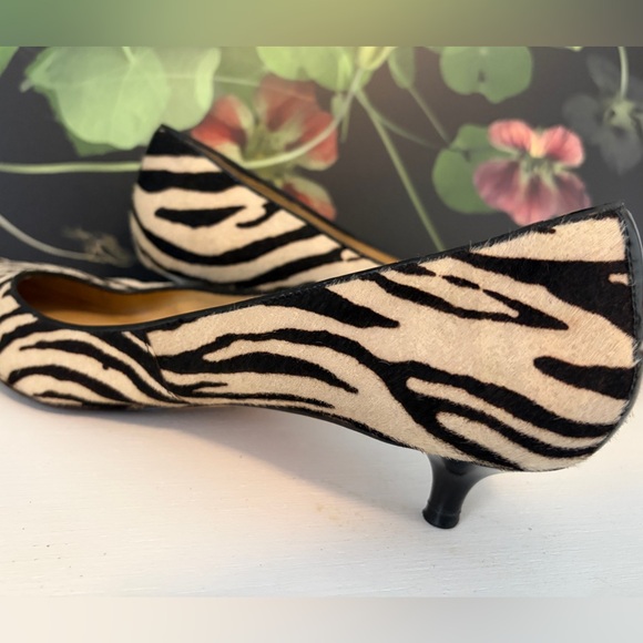 Michael Kors Black and White Zebra Heels - Picture 9 of 13